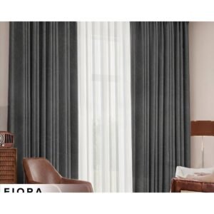 Fiora 98-99.9% Blackout Curtain Ready Made - Extra Width