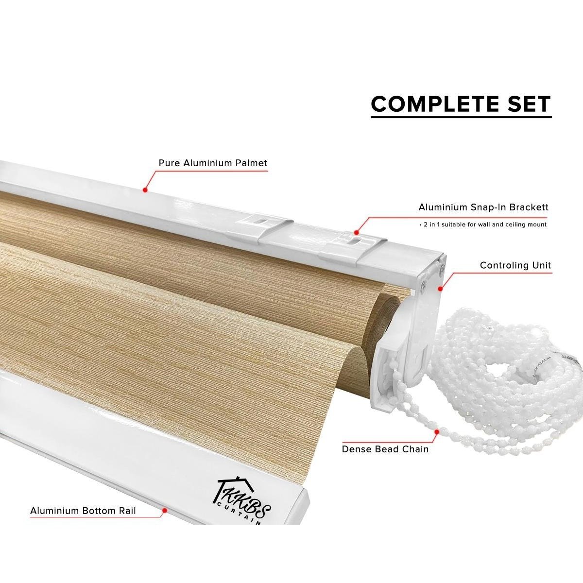 Aurelio Semi Blackout Roller Blinds Custom Made - Image 2