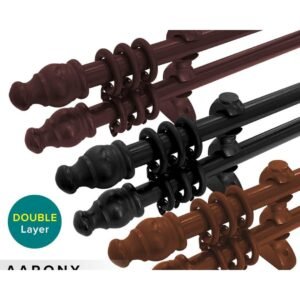 Aarony Double Curtain Rod